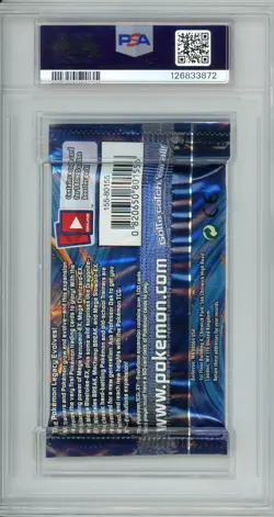 2016 Pokemon XY Evolutions Foil Booster Pack Charizard Artwork PSA 9 - Image 2