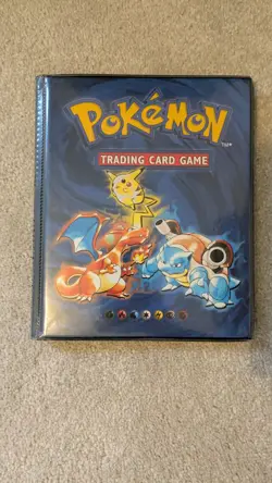 Pokemon TGC Base Set Original Binder Folder 1999 - Image 1