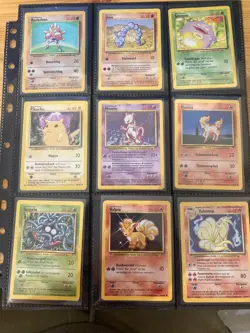 Pokemon Karten Sammlung, Base Set, 1.Edition WOTC - Image 1