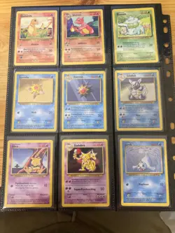 Pokemon Karten Sammlung, Base Set, 1.Edition WOTC - Image 2