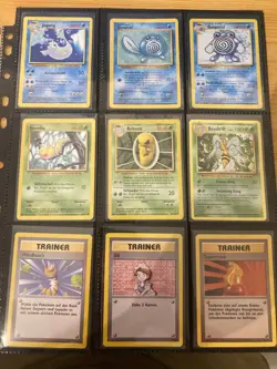 Pokemon Karten Sammlung, Base Set, 1.Edition WOTC - Image 3