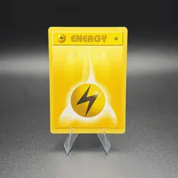 Pokemon Lightning Energy 100/102 First Edition Base Set (Shadowless) Regular - Image 1