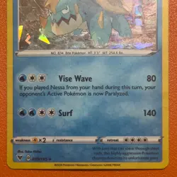 Drednaw 039/185 Deck Exclusives Cracked Ice Holo Rare Pokemon TCG - Image 4