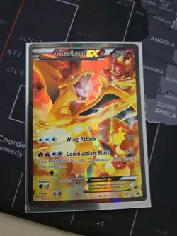 Pokemon TCG Charizard EX XY121 2016 Black Star Promo Full Art Holo - Image 2