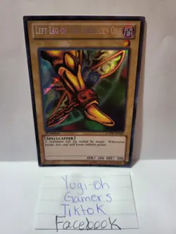 Yu-Gi-Oh Left Leg Of The Forbidden One LCYW 1st Edition Secret Light Played - Image 1