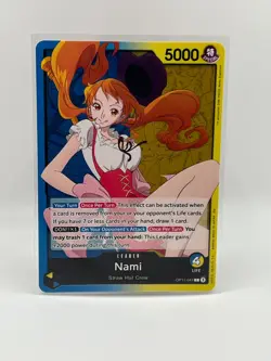 One Piece TCG - A Fist of Divine Speed English - Nami #OP11-041 Leader - Image 1