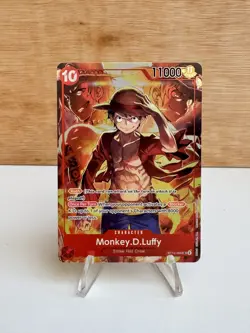 Monkey.D.Luffy Treasure Booster Set Promo ST10-006 SR Foil One Piece TCG - Image 1