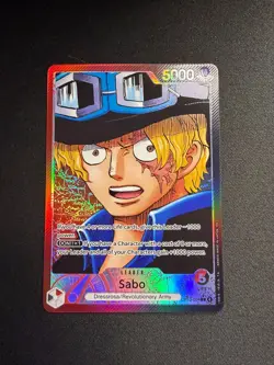 One Piece TCG Sabo OP13-004 Leader Alternate Art Alt Englisch NM - Image 3
