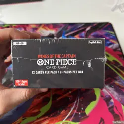 One Piece OP06 Wings Of The Captain Booster Box Sealed English - Image 4