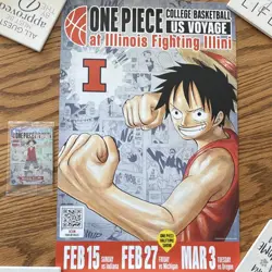 🔥One Piece Monkey.D.Luffy US Voyage College Basketball *SEALED*🔥 - Image 3