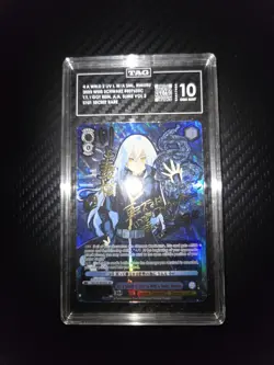 TAG10 Graded Weiss Schwarz Rimuru Signed SAKE OF A WORLD Eng SEC S101-076 Foil - Image 4