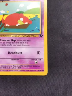 Pokemon Cards: Team Rocket 1st Edition Common: Slowpoke 67/82 - Image 4