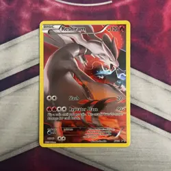 Pokemon Reshiram XY74 Full Art Black Star Promo Holo TCG Card 2015 - Image 1