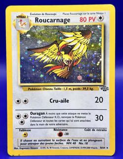 Roucarnage 8/64 Rare Holo Edition 2 Jungle Francais FR Pokemon Card LP-MP - Image 1