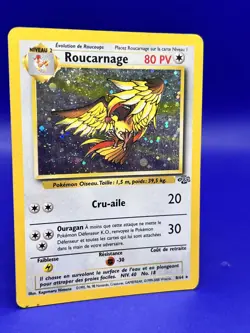 Roucarnage 8/64 Rare Holo Edition 2 Jungle Francais FR Pokemon Card LP-MP - Image 3