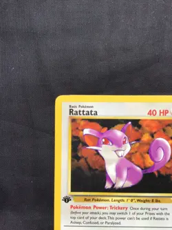 Pokemon Cards: Team Rocket 1st Edition Common: Rattata 66/82 - Image 2