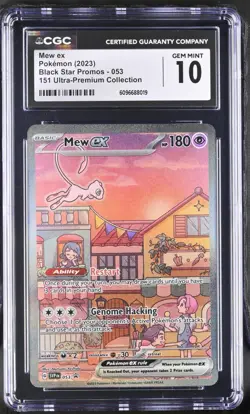 Pokemon Card CGC 10 Mew ex Promo SVP053 151 Ultra Premium Collection - Image 1