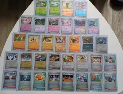 Pokemon TCG - 33 Prismatic Evolutions Pokeball Reverse Holo Cards Bundle - N/M - Image 1