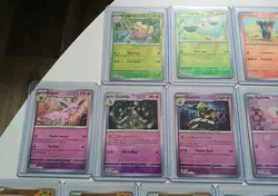 Pokemon TCG - 33 Prismatic Evolutions Pokeball Reverse Holo Cards Bundle - N/M - Image 3