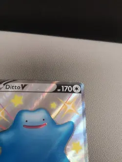 Ditto V - SV118/SV122 - Pokemon Shining Fates Sword Shield Shiny Rare Card - Image 4
