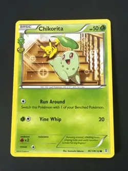 Chikorita RC1/RC32 Non Holo Generations: Radiant Collection - Pokemon Card - NM - Image 1