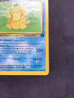 Pokemon Cards: Team Rocket 1st Edition Common: Psyduck 65/82 - Image 4