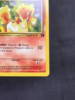 Pokemon Cards: Team Rocket 1st Edition Common: Ponyta 64/82 - Image 4