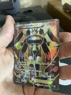 Zygarde EX 054a/124 Alternate Art Holo Card Near Mint Condition - Image 1