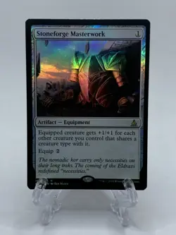 Stoneforge Masterwork - Oath of the Gatewatch - MTG - Foil Rare - Magic - Image 1