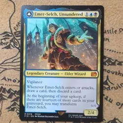 MTG Magic the Gathering Emet-Selch, Unsundered (218/764) Final Fantasy LP - Image 1