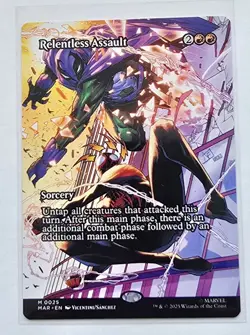 Relentless Assault (Borderless) M Regular Marvel Universe Eternal-Legal 0025 - Image 1
