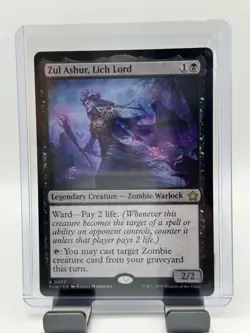MTG, Zul Ashur, Lich Lord $3 ORDER MIN 77 NM FDN Foundations Regular - Image 1