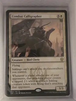 Combat Calligrapher - R from C21 #14 - in LP-NM Condition - Image 1