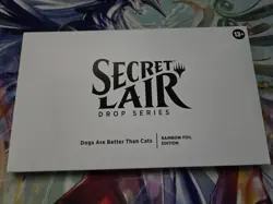 MTG Dogs Are Better Than Cats Secret Lair Drop - Rainbow Foil - SEALED - Image 2