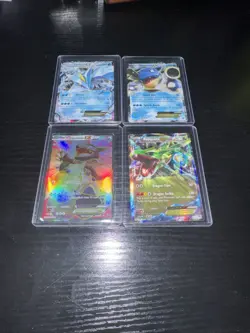 Rare Pokemon EX kyurem, EX Blastoise,EX Rayquaza, Kangaskhan 2014-2015 Pokemon ￼ - Image 1