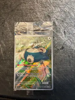 SEALED Pokemon Snorlax SVP 051 Scarlet & Violet 151 Holo Black Star Promo NM - Image 1