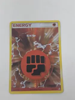 Pokemon Fighting Energy 110/110 EX Power Keepers 2006 Reverse Holo Secret Rare - Image 1