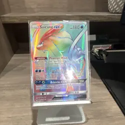 Pokemon Suicune GX Full Art Ultra Rare Holo SM-Lost Thunder 200/214 Water 180 HP - Image 1