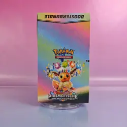 PRISMATISCHE ENTWICKLUNG BOOSTER BUNDLE DISPLAY POKEMON 2025 GERMAN OVP SEALED - Image 1