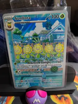 Pokemon: Sunflora Illustration Rare IR Full Art Holo 169/167 (Near Mint) - Image 1