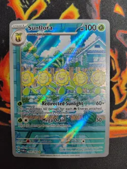 Pokemon: Sunflora Illustration Rare IR Full Art Holo 169/167 (Near Mint) - Image 3