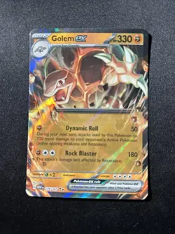 Pokemon TCG Golem EX 076/165 SV: Scarlet & Violet 151 Double Rare Holo NM/M (#3) - Image 1
