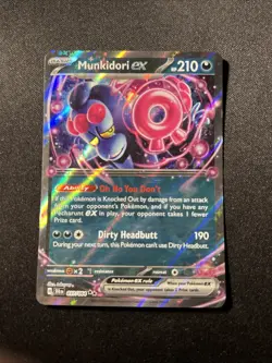 Pokemon TCG Munkidori ex 037/064 - Shrouded Fable Holo Double Rare English - Image 1