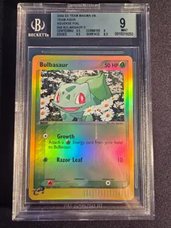 Pokemon TCG Bulbasaur 39/95 Team Magma vs Team Aqua Reverse Holo BGS 9 English - Image 1