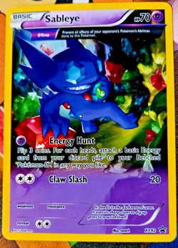FULL ART Sableye HOLO PROMO Black Star XY92 Pokemon Holographic Foil - LP - Image 1