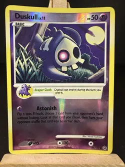 2007 Pokemon Secret Wonders | Duskull LV.11 | Reverse Holo | #86/132 - Image 1