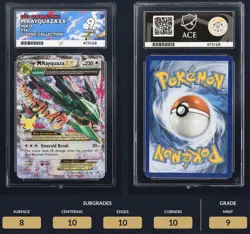 2021 Pokemon Celebrations M Rayquaza EX Holo 76/108 Classic Collection - Ace 9 - Image 3