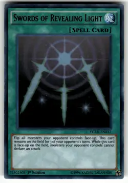 Swords of Revealing Light (B) Ultra Rare YGLD-ENB17 NM - Image 1