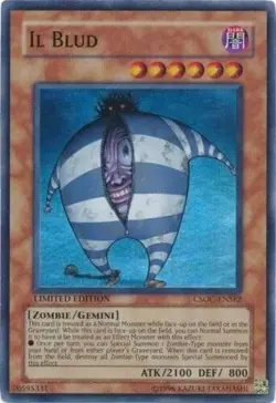 Yugioh! LP Il Blud - CSOC-ENSE2 - Super Rare - Limited Edition Lightly Played, E - Image 1