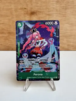Perona (Alt Art) OP14-033 SR The Azure Sea's Seven ONE PIECE Card Game English - Image 1